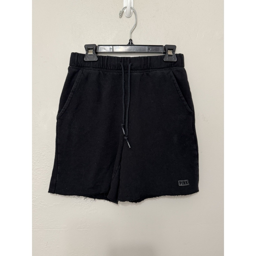 Victoria' Secret Pink Women's‎ Campus Fleece Classic Shorts XS Inseam Black